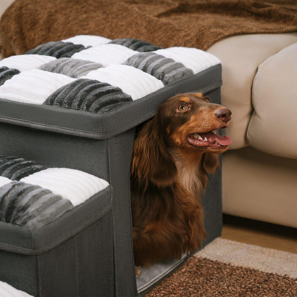 Multifunksjonell hundetrappa – Smart tilgang og hvile i ett