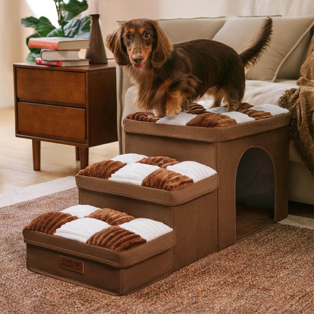 Multifunksjonell hundetrappa – Smart tilgang og hvile i ett