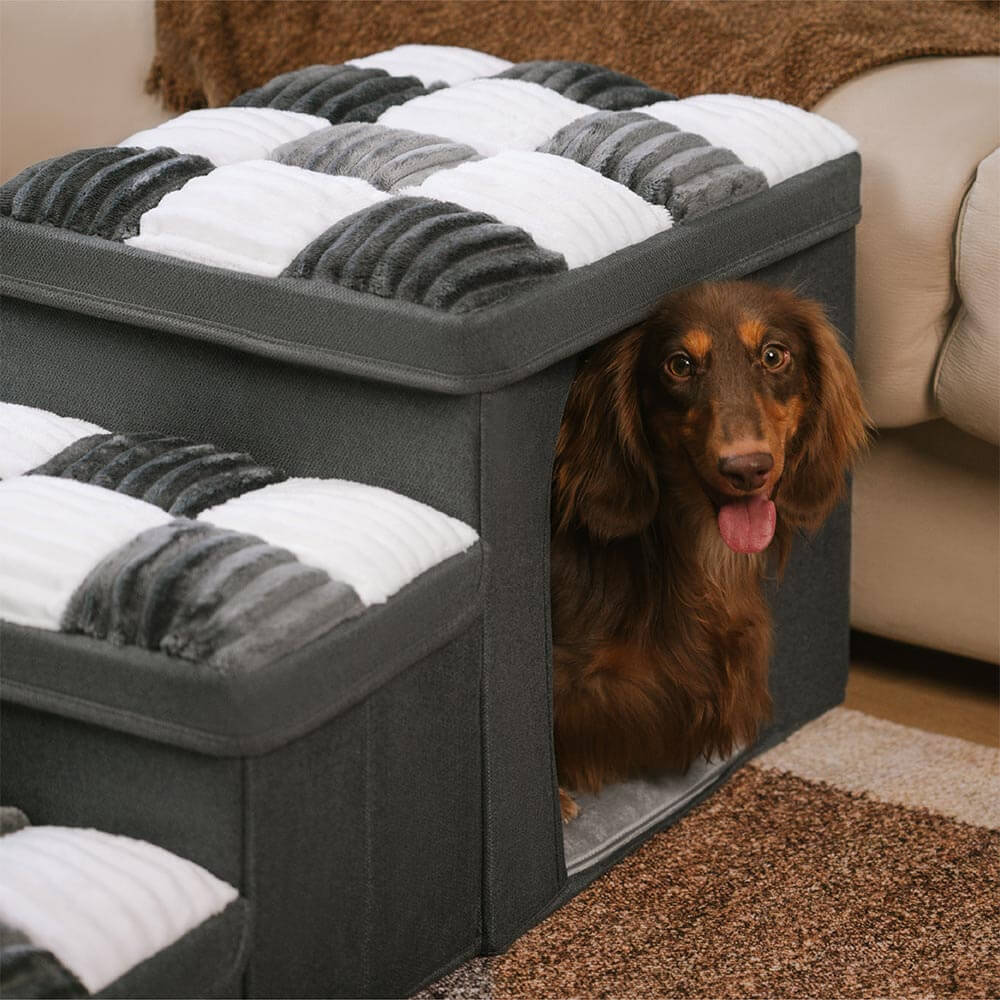 Multifunksjonell hundetrappa – Smart tilgang og hvile i ett