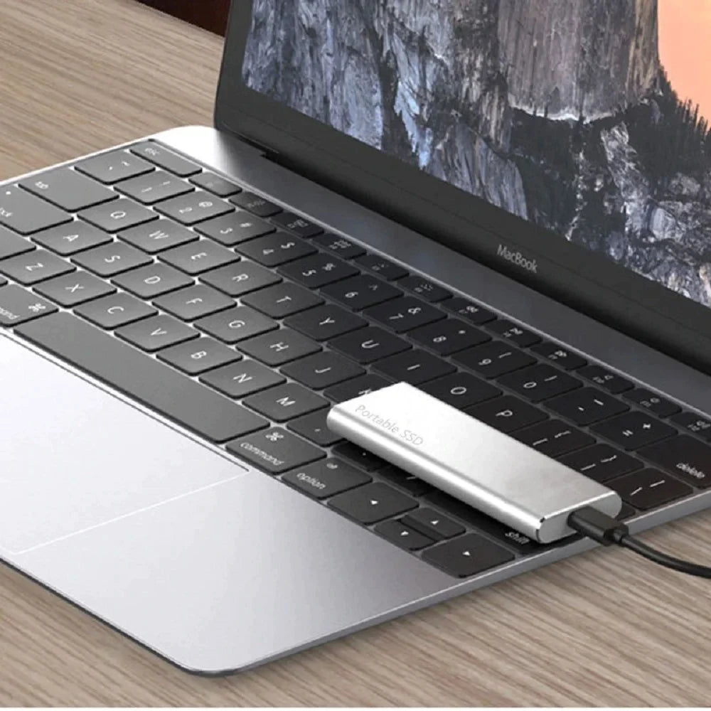 Demiere – Bærbar USB 3.1 Type-C ekstern harddisk Slank og høy kapasitet