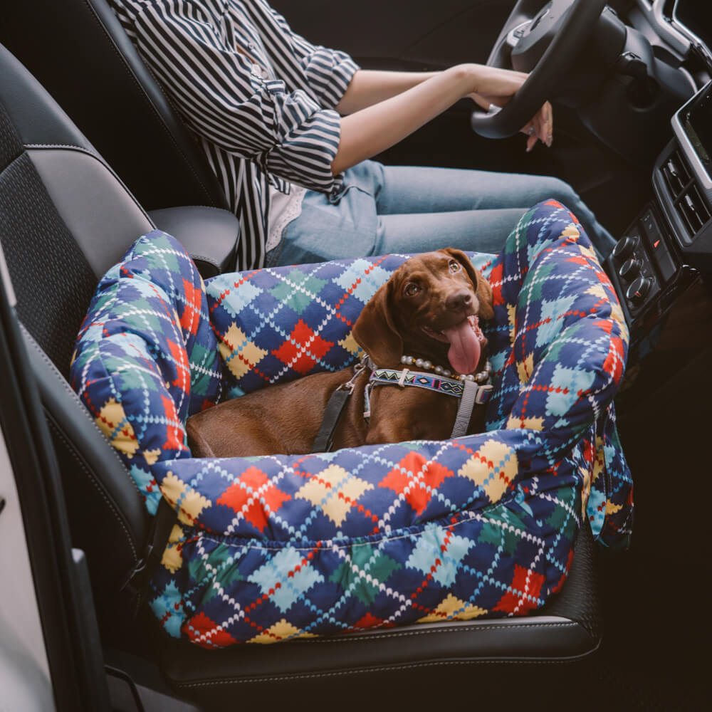 RoadTrip Pet Bolster – Bilsete for Kjæledyr med Stil og Komfort
