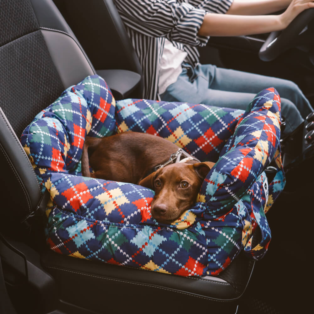 RoadTrip Pet Bolster – Bilsete for Kjæledyr med Stil og Komfort