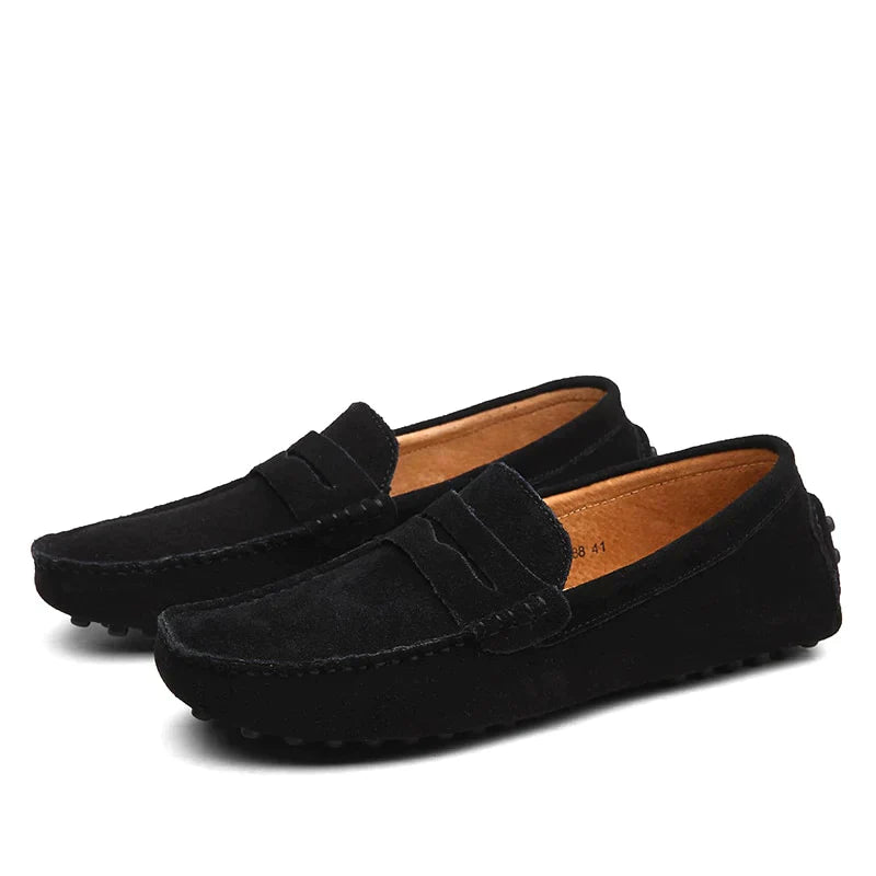 Hugo Milano – Herre loafers med myk innersåle og italiensk design for jobb og fritid