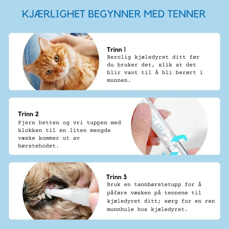 PetSmile – Smidig tannbørstepenn for kjæledyr