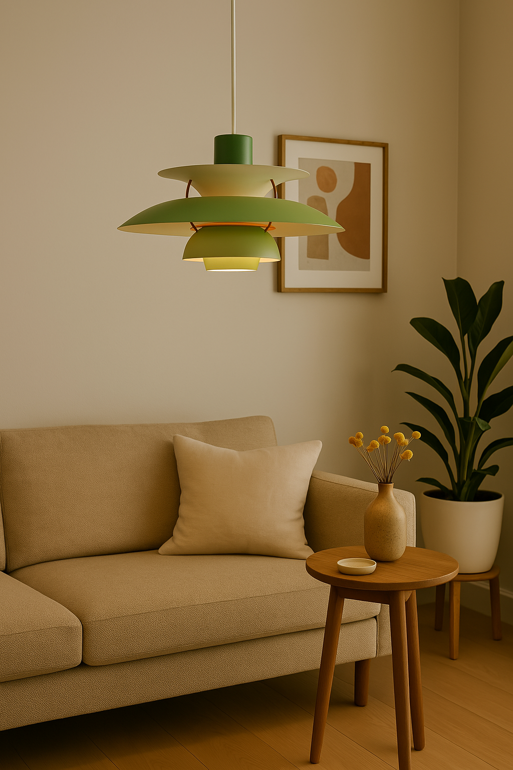 Lumoa – Rund LED-taklampe, Dimbar 30 cm for Stue Eller Kontor