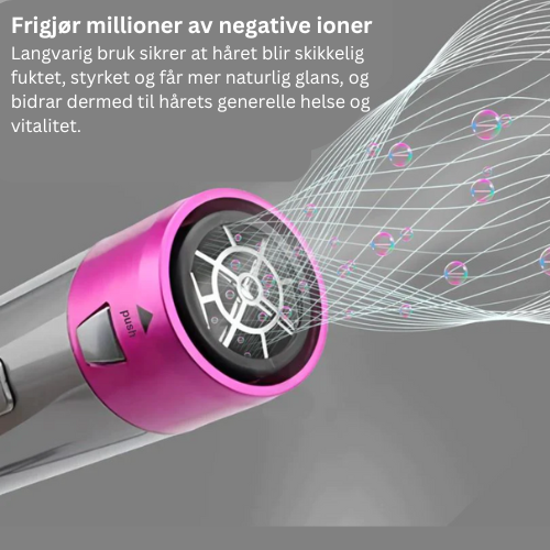 HairStyler Pro – 5-i-1 Fønbørste med Krølltang og Coanda-teknologi for alle hårtyper