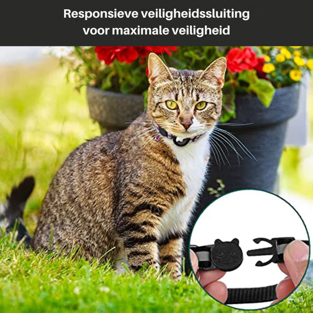 Milo – Kattkrage med sikkerhetsspænde og GPS-lomme