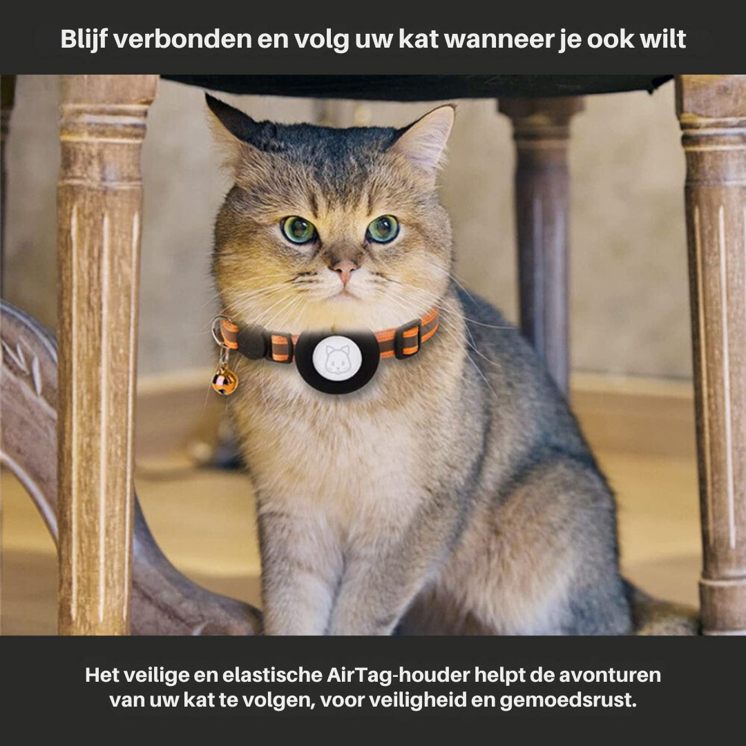 Milo – Kattkrage med sikkerhetsspænde og GPS-lomme