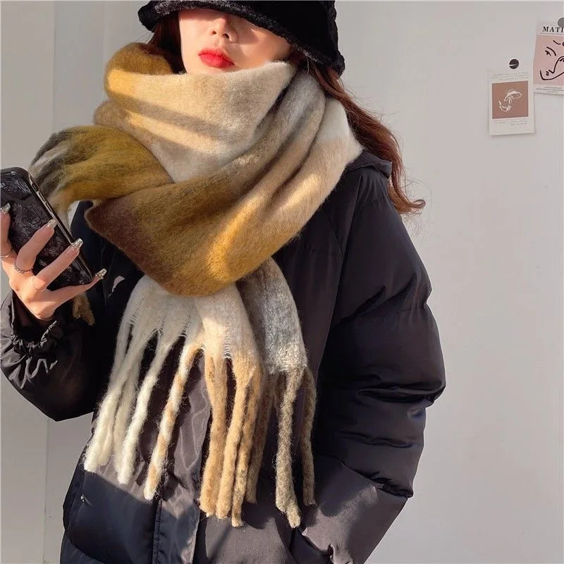 Scarvello – Kashmirskjerf flerfarget & mykt – vinterstil for kvinner