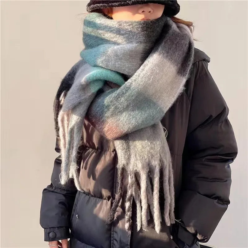 Scarvello – Kashmirskjerf flerfarget & mykt – vinterstil for kvinner
