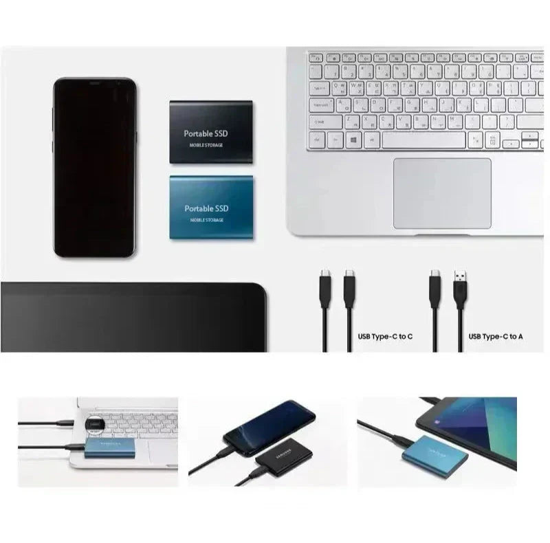 FusionElite – Ekstern SSD med høy hastighet og USB-C-tilkobling for PC og bærbar datamaskin