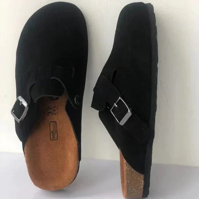 Boston – Unisex skinnsandaler med komfortabel fotseng og klassisk design for daglig og sommerlig bruk