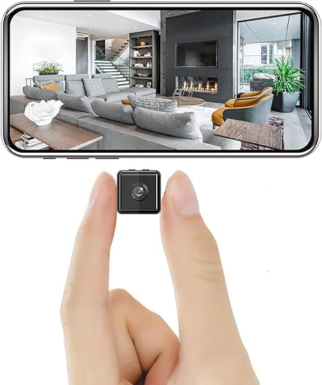 SecureView – Mini overvåkningskamera 1080p HD, WiFi – hjem og ute