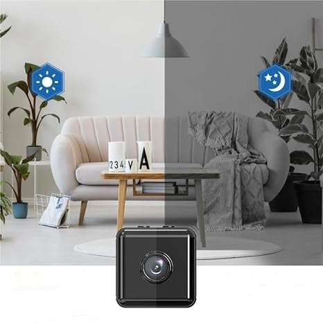 SecureView – Mini overvåkningskamera 1080p HD, WiFi – hjem og ute