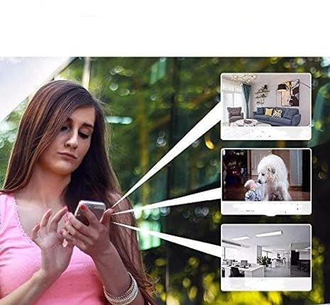 SecureView – Mini overvåkningskamera 1080p HD, WiFi – hjem og ute