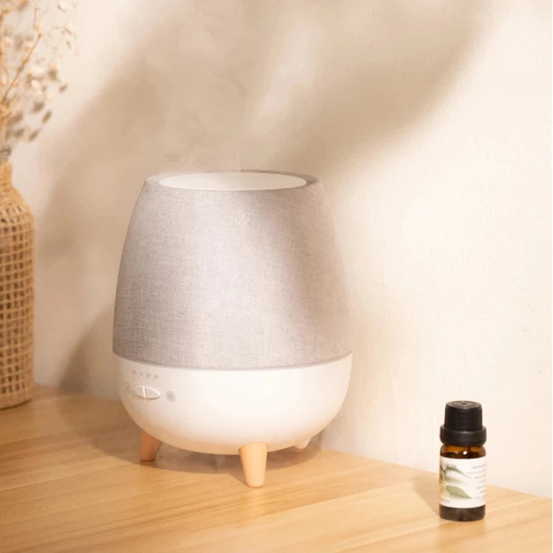 MistHaven – 300ML Luftfukter og Aromadiffuser med Beroligende Duft og Stilrent Design