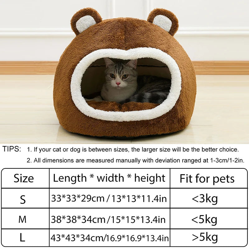 CozyWhiskers – Mykt Kattehus med Varm Komfort og Trygg Hvile