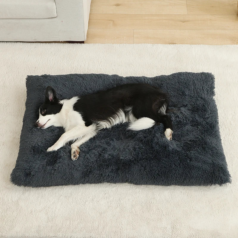 SnuggleTail – Ekstra Lang Hundeseng i Plysj for Maksimal Komfort og Ro