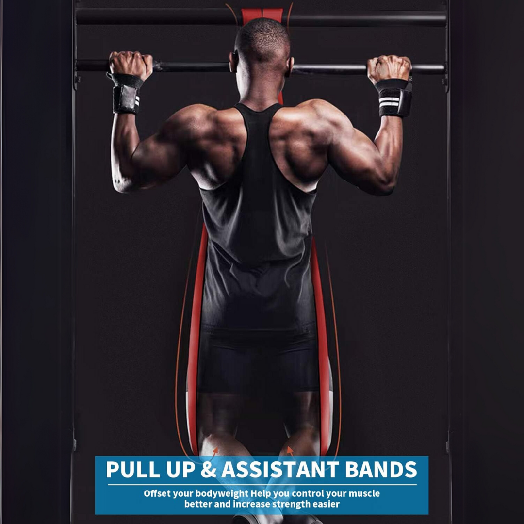 Resistforce treningsbånd – Pull-up-hjelp med flere motstandsnivåer