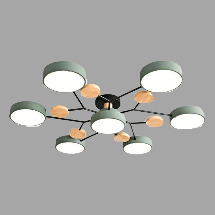 NordicGlow – LED-taklampe med Varmt lys og Grenformet Design for Stue