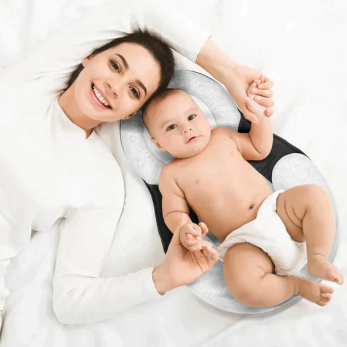 Nestlenap – Ergonomisk babypute mot flat bakhode – 0–6 måneder
