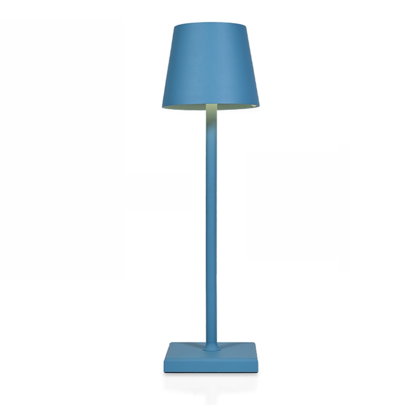 ScandiGlow – Trådløs Bordlampe med dimbar LED og USB-lading for inne og utebruk