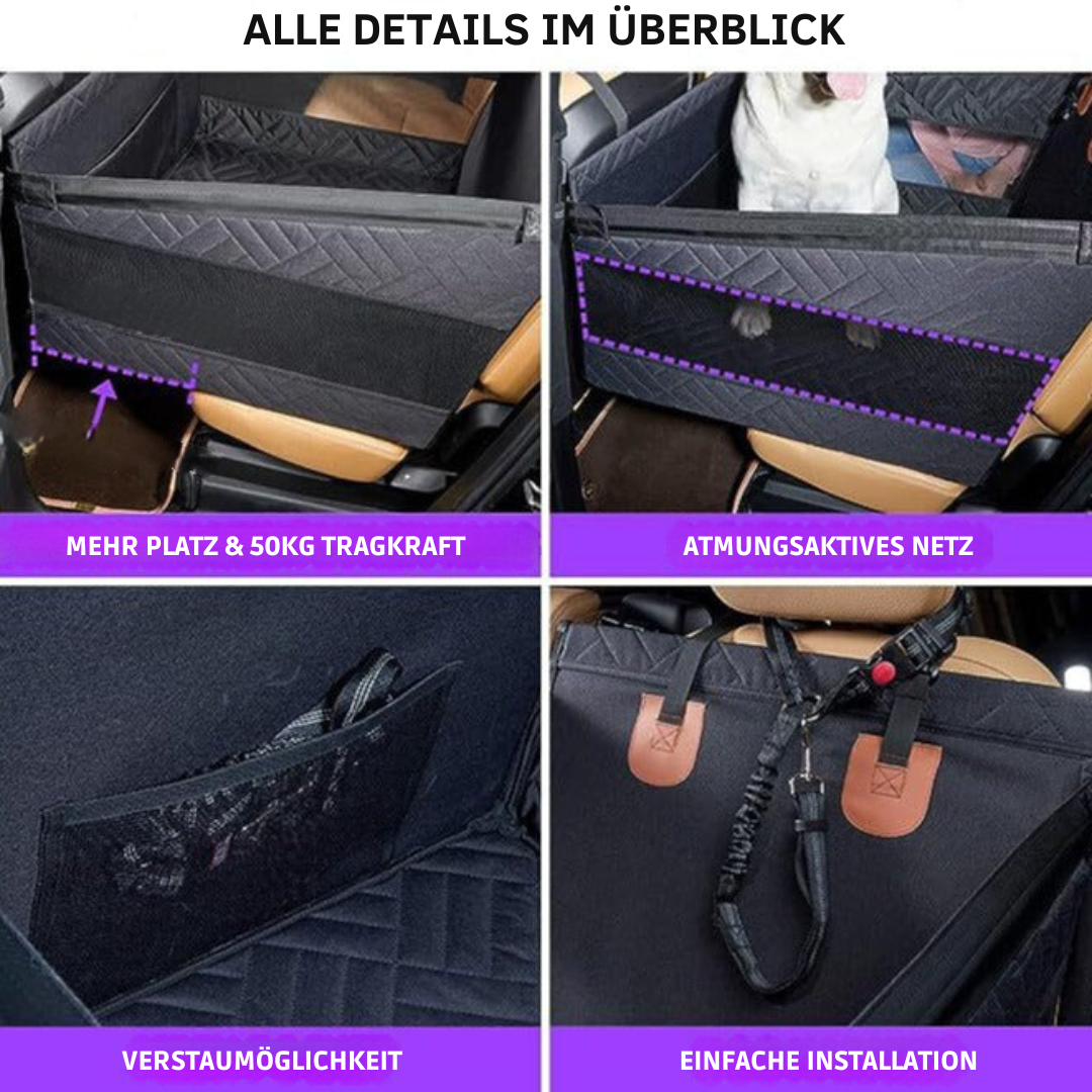 PupProtector Plus – Vanntett og komfortabel bilbeskytter for hunder