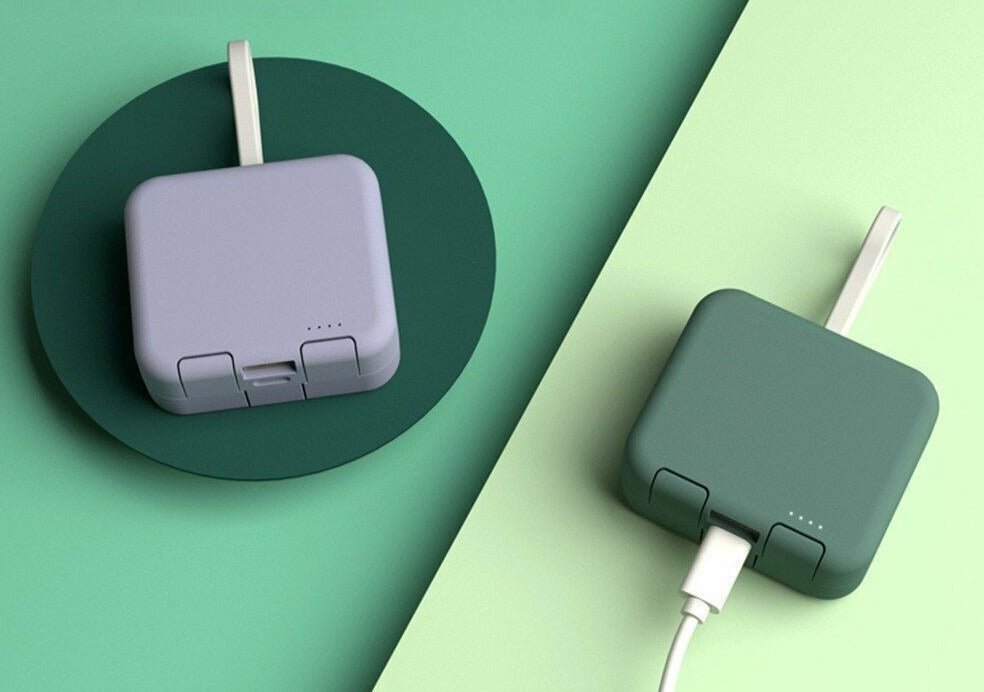 Sammenleggbar Powerbank med høy kapasitet og hurtiglading – FoldCharge bærbar lader for reise og mobil