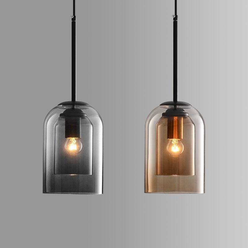 AuraGlas – Elegant pendellampe i dobbeltglass for stilfull belysning