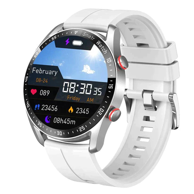 Multi SmartWatch – Stilren smartklokke med høyttaler og GPS