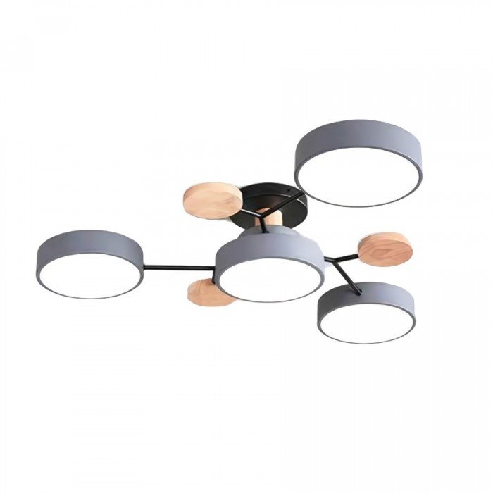 NordicGlow – LED-taklampe med Varmt lys og Grenformet Design for Stue