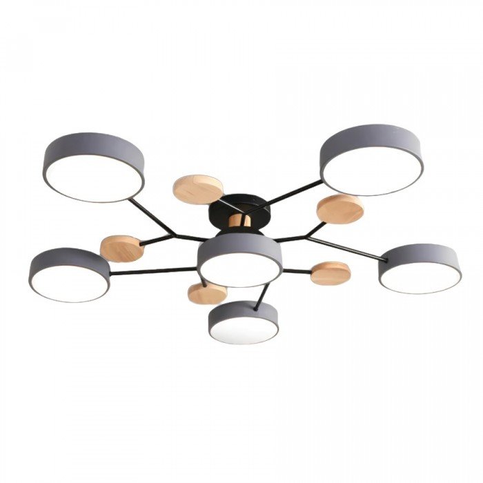 NordicGlow – LED-taklampe med Varmt lys og Grenformet Design for Stue