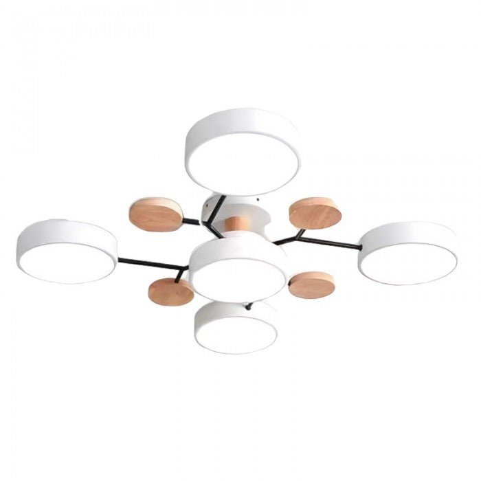 NordicGlow – LED-taklampe med Varmt lys og Grenformet Design for Stue
