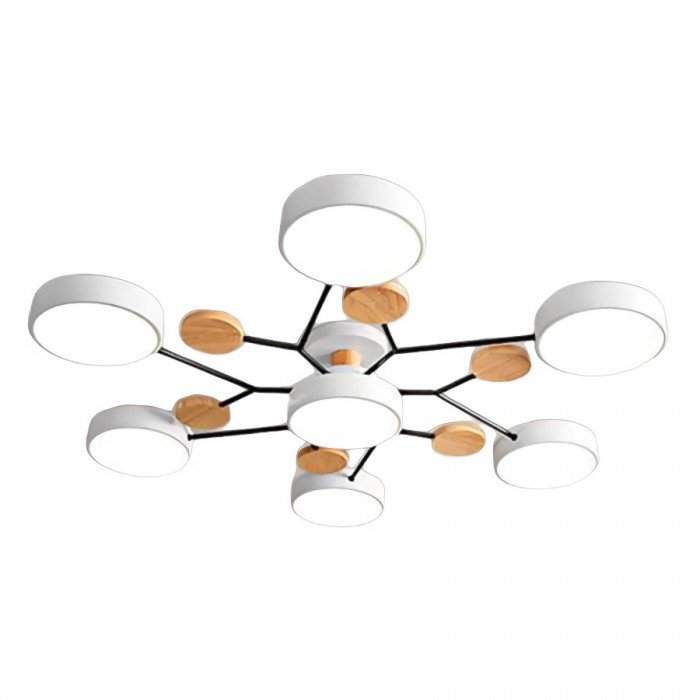 NordicGlow – LED-taklampe med Varmt lys og Grenformet Design for Stue
