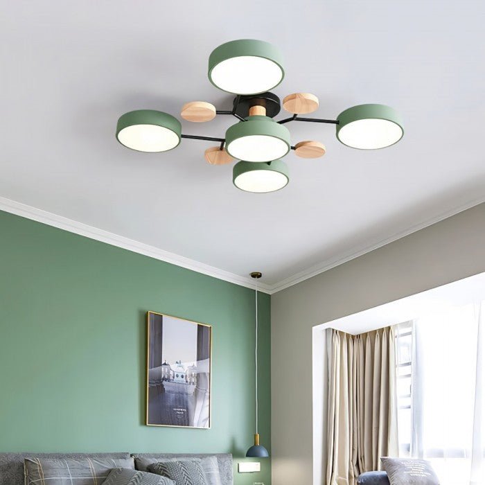 NordicGlow – LED-taklampe med Varmt lys og Grenformet Design for Stue